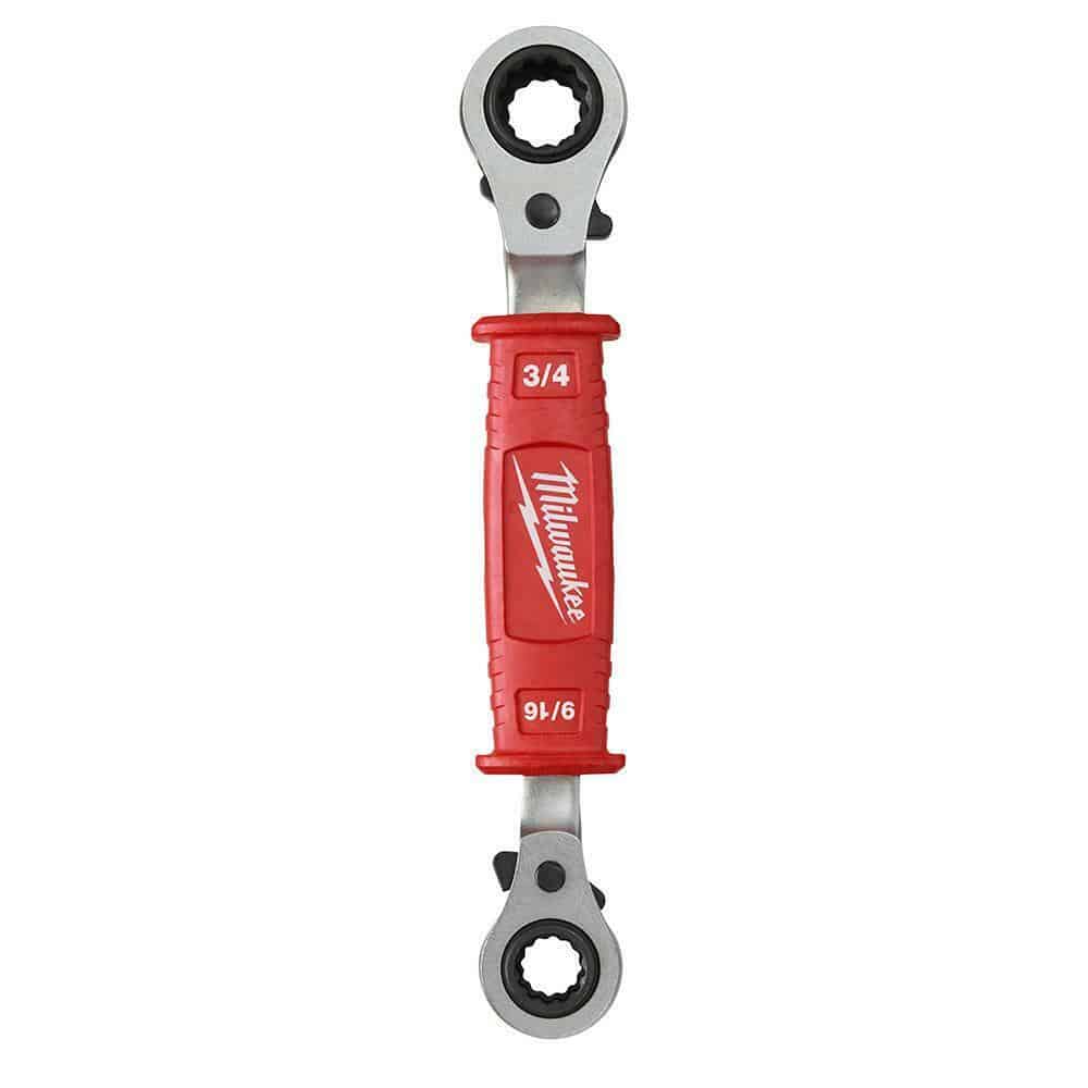 Milwaukee 48 22 9212 Lineman’s 4in1 Insulated Ratcheting Box Wrench