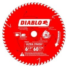 Diablo D0660a Tooth Ultra Finish Saw Blade Front View Jpg