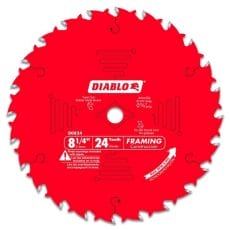 Diablo D0824X 8‑1/4 in. x 24 Tooth Framing Saw Blade