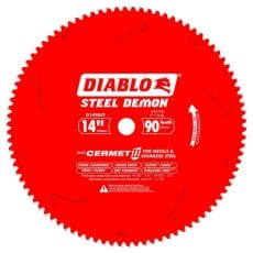 Diablo D1490CF 14"x90 Tooth Cermet Metal & Stainless Steel Cutting Saw Blade