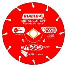 Diablo Ddd060dia101f Diamond Metal Cut Off Blade Front View Jpg