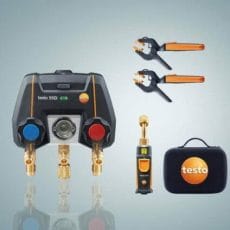 Testo Digital Gauges 550i Smart Kit-Wireless Vacuum and Clamp Temperature Probes