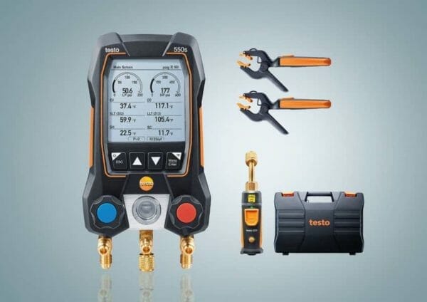 Testo 550s Kit Smart Wireless Manifold Gauges 0564-5504-01