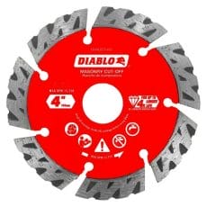 Diablo 4 in. Diamond Segmented Turbo Cut-Off Discs