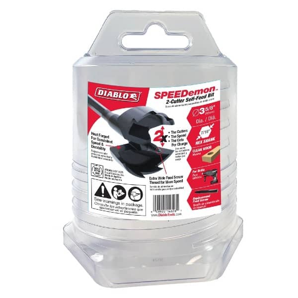 Diablo DSF3625 35/8 in. Dia. SPEEDemon™ Self Feed Bit