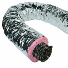 QuietFlex Duct 12 in x 25 ft Insulated Silver