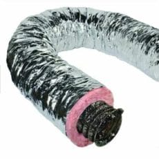 QuietFlex Duct 6 in x 25 ft Insulated Silver