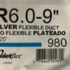 9 In Silver Flex QuietFlex Insulated Flexible Duct R6 25 Label Jpg
